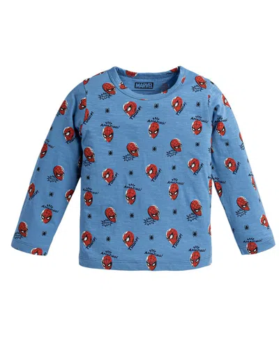 Monica + Andy Kids'  Crewneck T-shirt In Blue