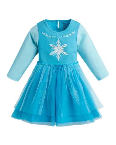 Monica + Andy Kids'  Disney Frozen Character Dress In Blue