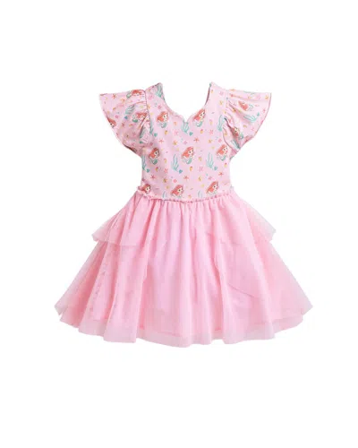 Monica + Andy Disney Princess Tulle Dress In Pink