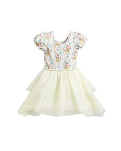 Monica + Andy Kids'  Disney Princess Tulle Dress In Yellow