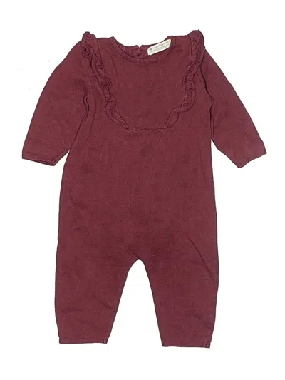 Pre-owned Monica + Andy Kids' Dress In Burgundy