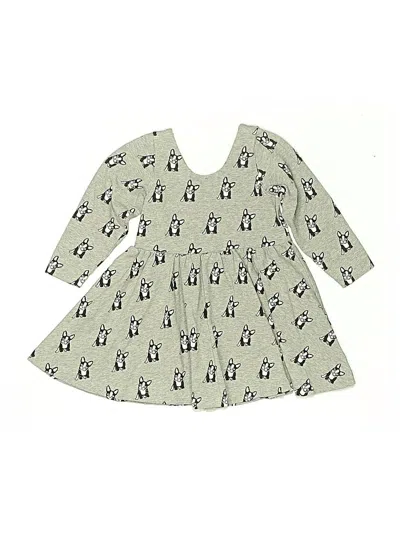 Pre-owned Monica + Andy Kids' Dress In Gray