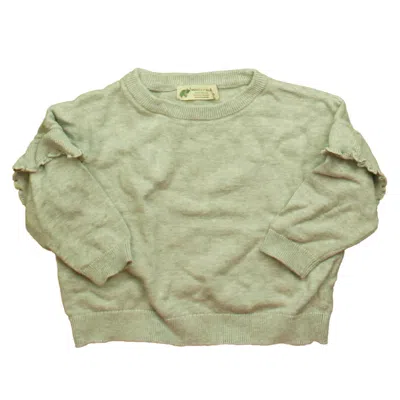 Pre-owned Monica + Andy Kids'  Girls Gray Sweater In Grey