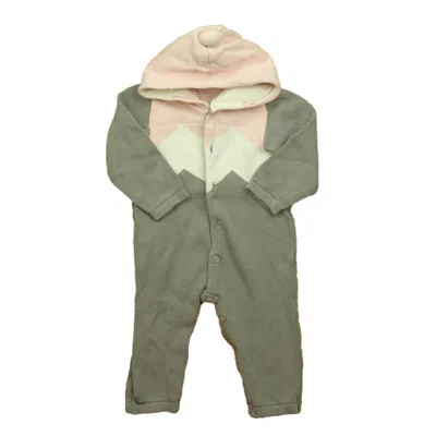 Pre-owned Monica + Andy Kids'  Girls Pink Gray Long Sleeve Outfit