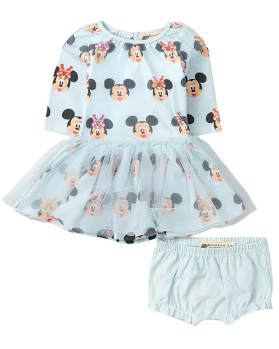 Monica + Andy Kids'  Little Belle Tulle Dress In Blue