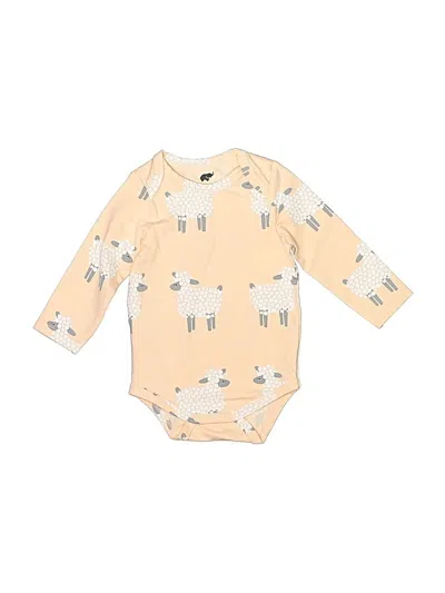 Pre-owned Monica + Andy Babies' Long Sleeve Onesie In Ivory