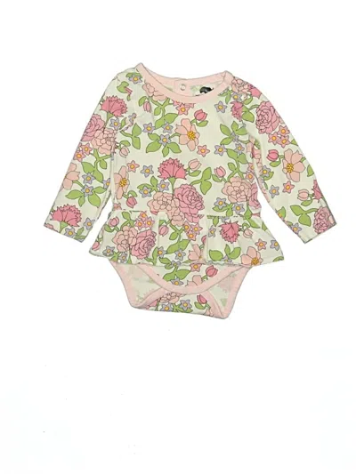 Pre-owned Monica + Andy Babies' Long Sleeve Onesie In Pink