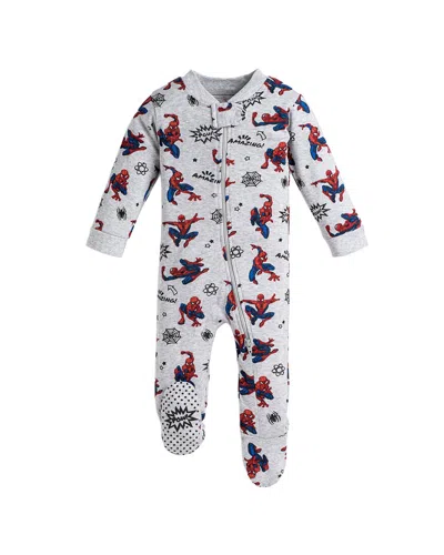 Monica + Andy Babies'  One-piece Footed Pajama In Blue