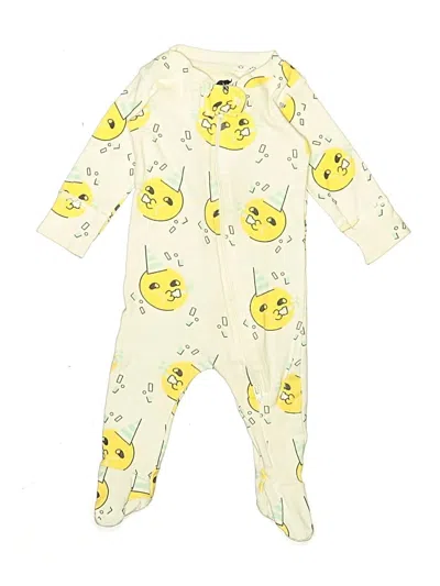 Pre-owned Monica + Andy Babies' Overalls In Yellow