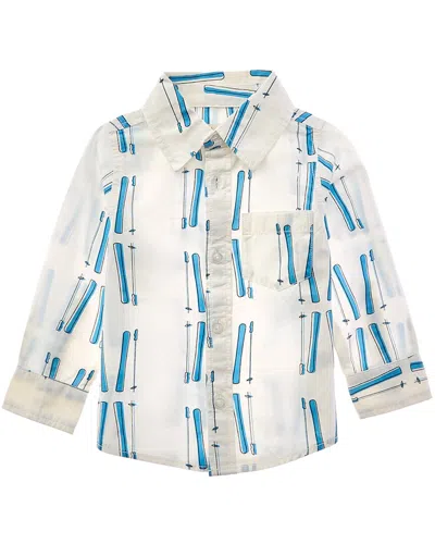 Monica + Andy Oxford Shirt In Neutral