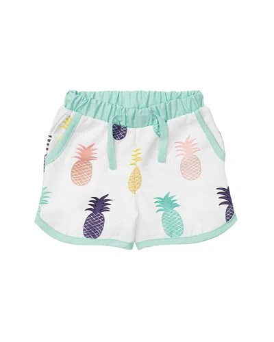 Monica + Andy Kids'  Pocket Swim Trunks In Red