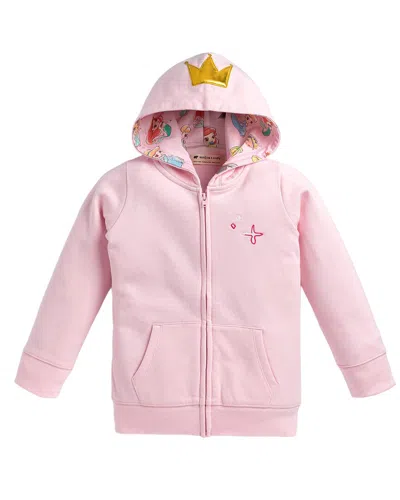 Monica + Andy Kids'  Printed Hoodie In Pink