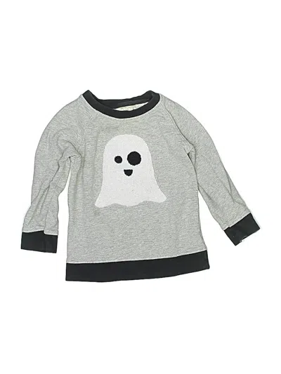 Pre-owned Monica + Andy Kids' Pullover Sweater In Gray