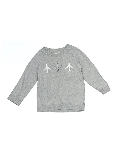 Pre-owned Monica + Andy Kids' Pullover Sweater In Gray