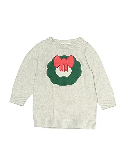 Pre-owned Monica + Andy Kids' Pullover Sweater In Gray
