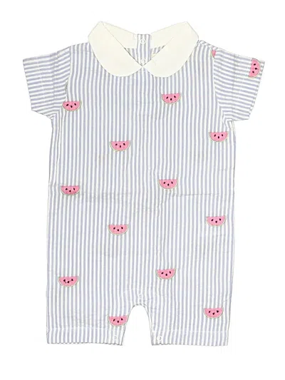 Pre-owned Monica + Andy Babies' Romper In Blue