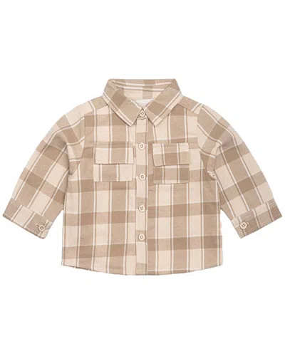 Monica + Andy Kids'  Shirt Jacket In Brown
