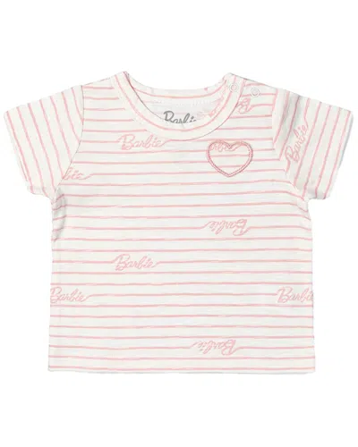 Monica + Andy Kids'  Short Sleeve Heart Pocket Tee In White