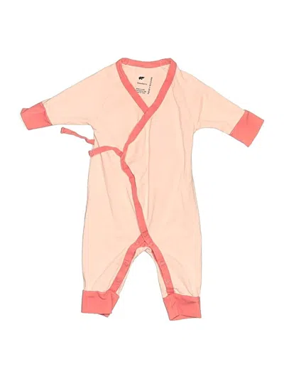 Pre-owned Monica + Andy Babies' Short Sleeve Onesie In Pink