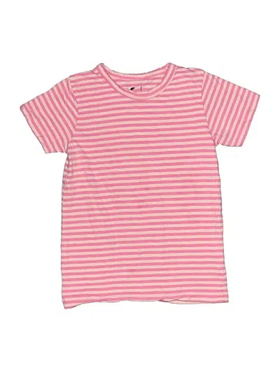 Pre-owned Monica + Andy Kids' Short Sleeve T-shirt In Pink