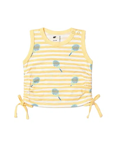 Monica + Andy Side Tie Tank Top In Multi
