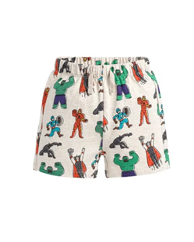 Monica + Andy Kids'  Sporty Sweat Short In White