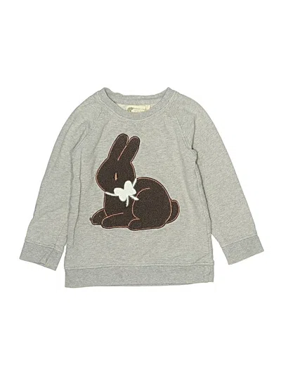 Pre-owned Monica + Andy Kids' Sweatshirt In Gray