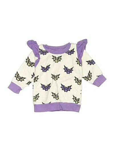 Pre-owned Monica + Andy Babies' Sweatshirt In Purple