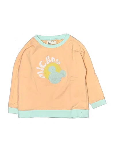 Pre-owned Monica + Andy Kids' Sweatshirt In Yellow