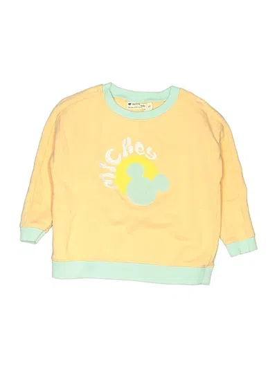 Pre-owned Monica + Andy Kids' Sweatshirt In Yellow