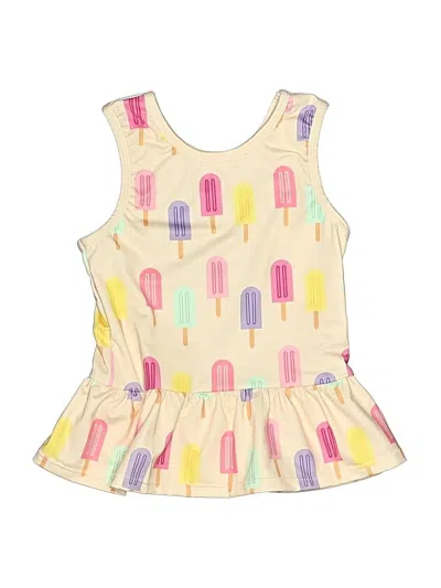 Pre-owned Monica + Andy Kids' Swimsuit Cover Up In Yellow
