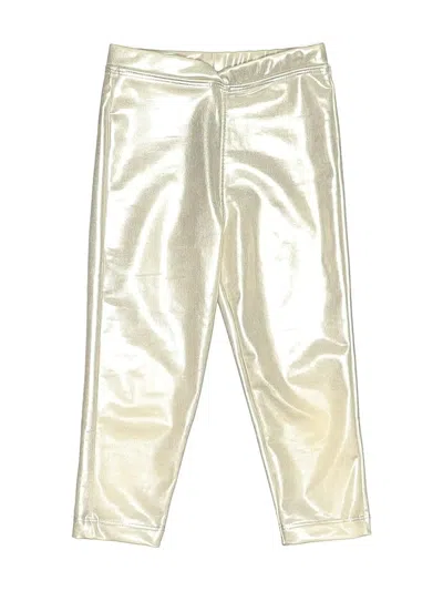 Pre-owned Monica + Andy Kids' Track Pants In Silver
