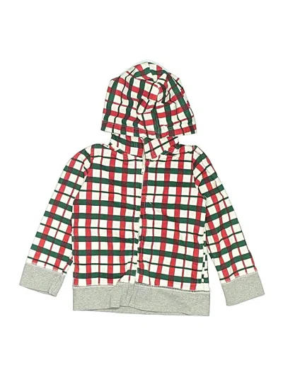 Pre-owned Monica + Andy Kids' Zip Up Hoodie In Green