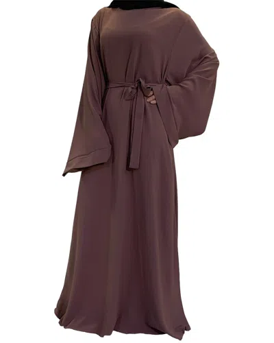 Monica Fashion Plus Maxi Dress In Brown