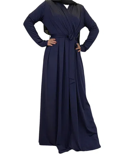 Monica Fashion Plus Maxi Dress In Blue