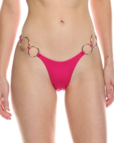 Monica Hansen Beachwear Icon Bikini Bottom In Pink