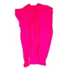 Monica Mahoney Women's Pink / Purple Esmerelda Caftan In Neon Pink Chiffon In Pink/purple