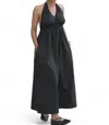Monica Nera Blanca Dress In Black In Black