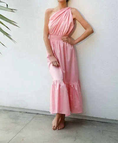 Monica Nera Demi Maxi Dress In Candy Pink