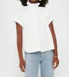 Monica Nera Franka Top In White In White