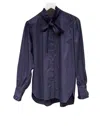 Monica Nera Women's Diane Blouse In Classic Navy In Blue