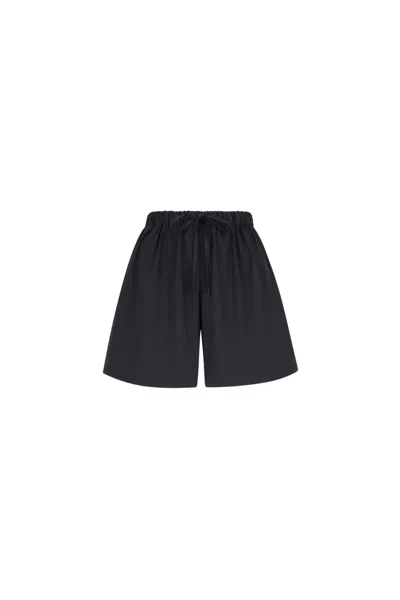 Monica Nera Women's Roxy Pull On Shorts In Black