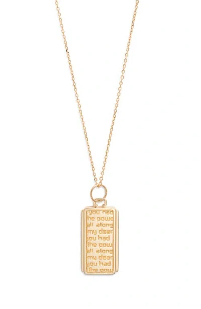 Monica Rich Kosann 18k Gold Dorothy Medallion Necklace