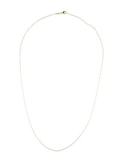 Pre-owned Monica Rich Kosann 18k Jamie Delicate Chain Necklace, 22" In Multi