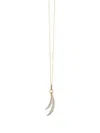 Monica Rich Kosann 18k Yellow Gold Birds Of A Feaether Necklace In Gold