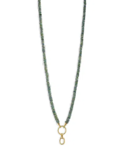 Monica Rich Kosann 18k Yellow Gold Design Your Own Sapphire Necklace