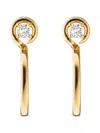 Monica Rich Kosann 18k Yellow Gold Infinity Hoop Earrings In Gold