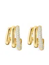 Monica Rich Kosann 18k Yellow Gold Rings Of Saturn Earrings In Gold