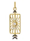 Monica Rich Kosann 18k Yellow Gold Shoot For The Moon Diamond Charm In Gold