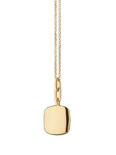 Monica Rich Kosann 18kt Yellow Gold Viv Locket Necklace